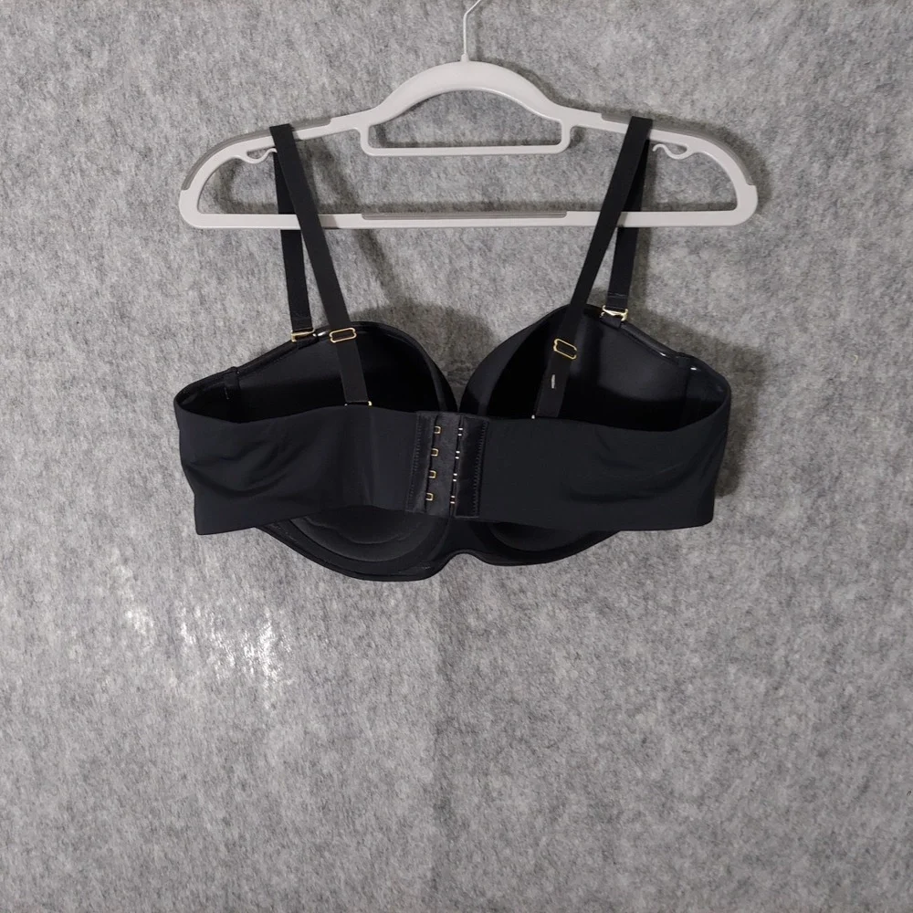 ThirdLove Bra Women 44B Black 24/7 Classic Strapless Multi-Way Underwire NWT